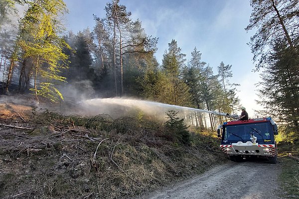 Waldbrand in Gummersbach